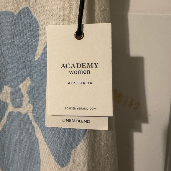 NWT The Academy Brand Bronson Slip Maxi Dress linen blend  size Small - Picture 4 of 13